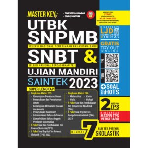 BUKU THE MASTER KEY OF UTBK-SNPMB SNBT & UJIAN MANDIRI SAINTEK 2023
