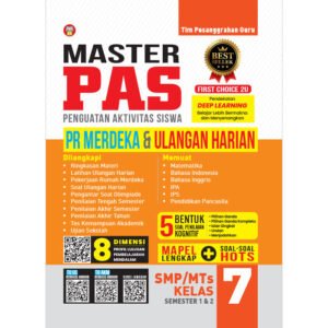 Buku Master PAS PR Merdeka & Ulangan Harian untuk SMP/MTs Kelas 7 Fase D Semester 1 & 2