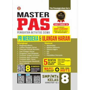 Buku Master PAS PR Merdeka & Ulangan Harian untuk SMP/MTs Kelas 8 Fase D Semester 1 & 2