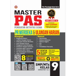 Buku Master PAS PR Merdeka & Ulangan Harian untuk SMP/MTs Kelas 9 Fase D Semester 1 & 2