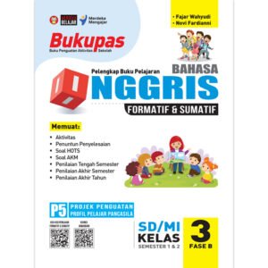 Bukupas Bahasa Inggris untuk SD/MI Kelas 3 Fase B