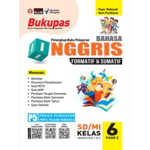 Bukupas Bahasa Inggris untuk SD/MI Kelas 6 Fase C